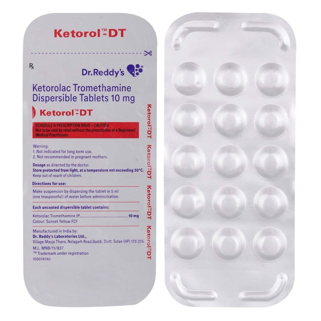 Ketorol DT Tablet Uses In Hindi
